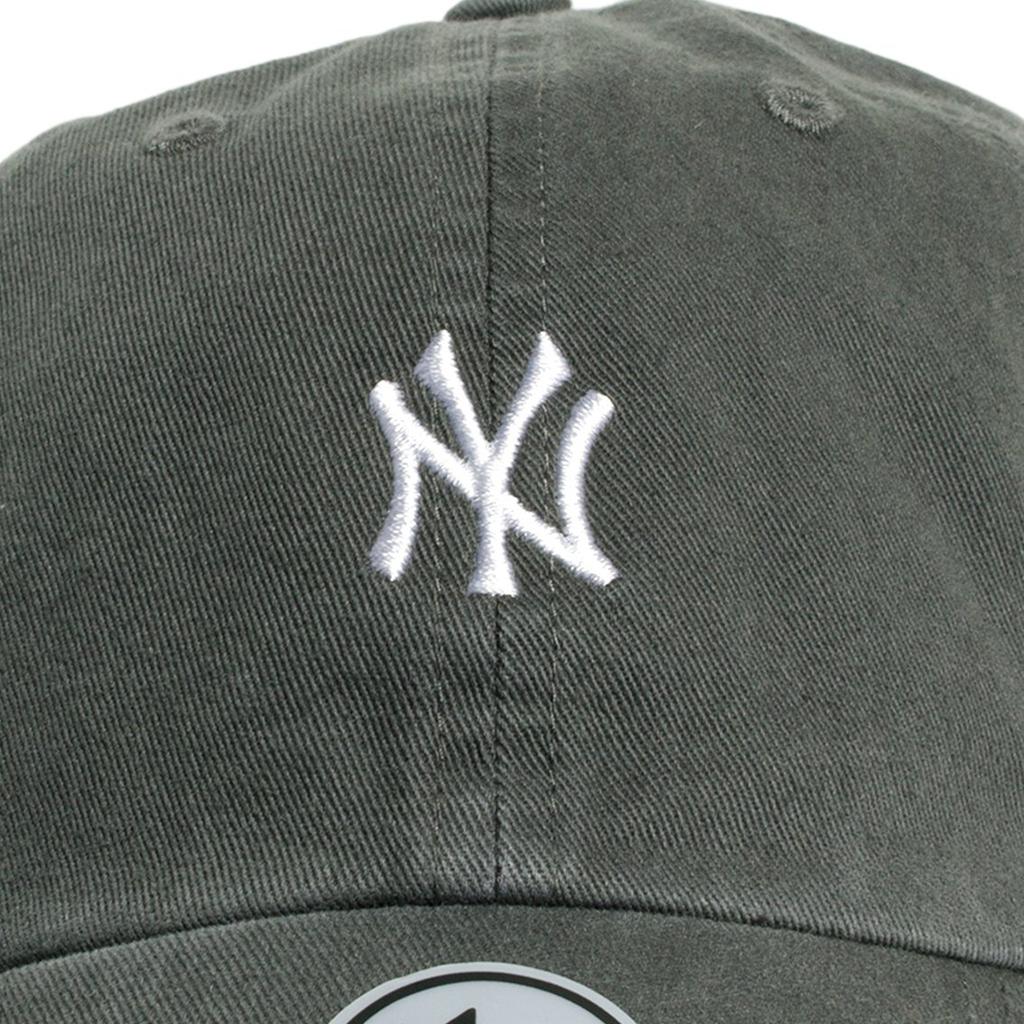 47 Brand Clean Up Cap Yankees Mini Logo Charcoal