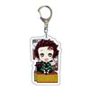 Demon Slayer Kimetsu No Yaiba Infinity Castle Acrylic Key Ring Kamado Nezuko Tokitou Muichirou Action Model Figure Toys Premium Quality