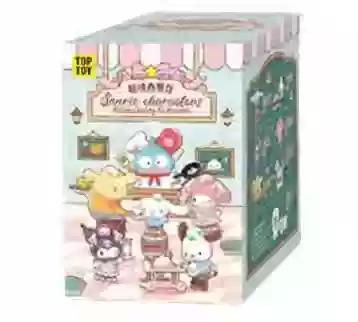 New Product Toptoy Sanrio Family Roller Skating Western Restaurant Series Handheld Cool Lomi Blind Box Trendy Birthday Gift