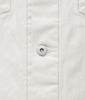 Musinsa Standard Contrast Stitch Relaxed Denim Trucker Jacket [Cream]
