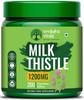 Vruksha Vitals Milk Thistle 1200 Mg - 200 Liver Detox Tablets/Capsules - Liver Support Supplement - Silymarin Flavonoids Extract Powder
