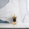 Retro Electric Incense Burner Metal Ceramic Construction Aromatherapy Air Purifier for Home Office Yoga Studio Decorative Censer