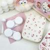 Cartoon Cute  Glasses Case Portable Contact Lens Storage Box For Women Anime Kawaii Sunglasses Protective Case Gifts