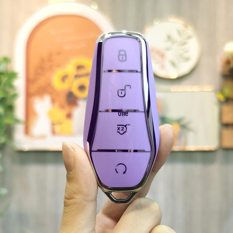 Car Key Cover for BYD Models: Qin Plus, DMI, Dolphin, Song Plus/Pro, Han EV, Tang, Yuan - Unisex