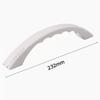 9-inch RV Cargo Trailer Door Handle Bar Accessory for Easy Grip, White Curved