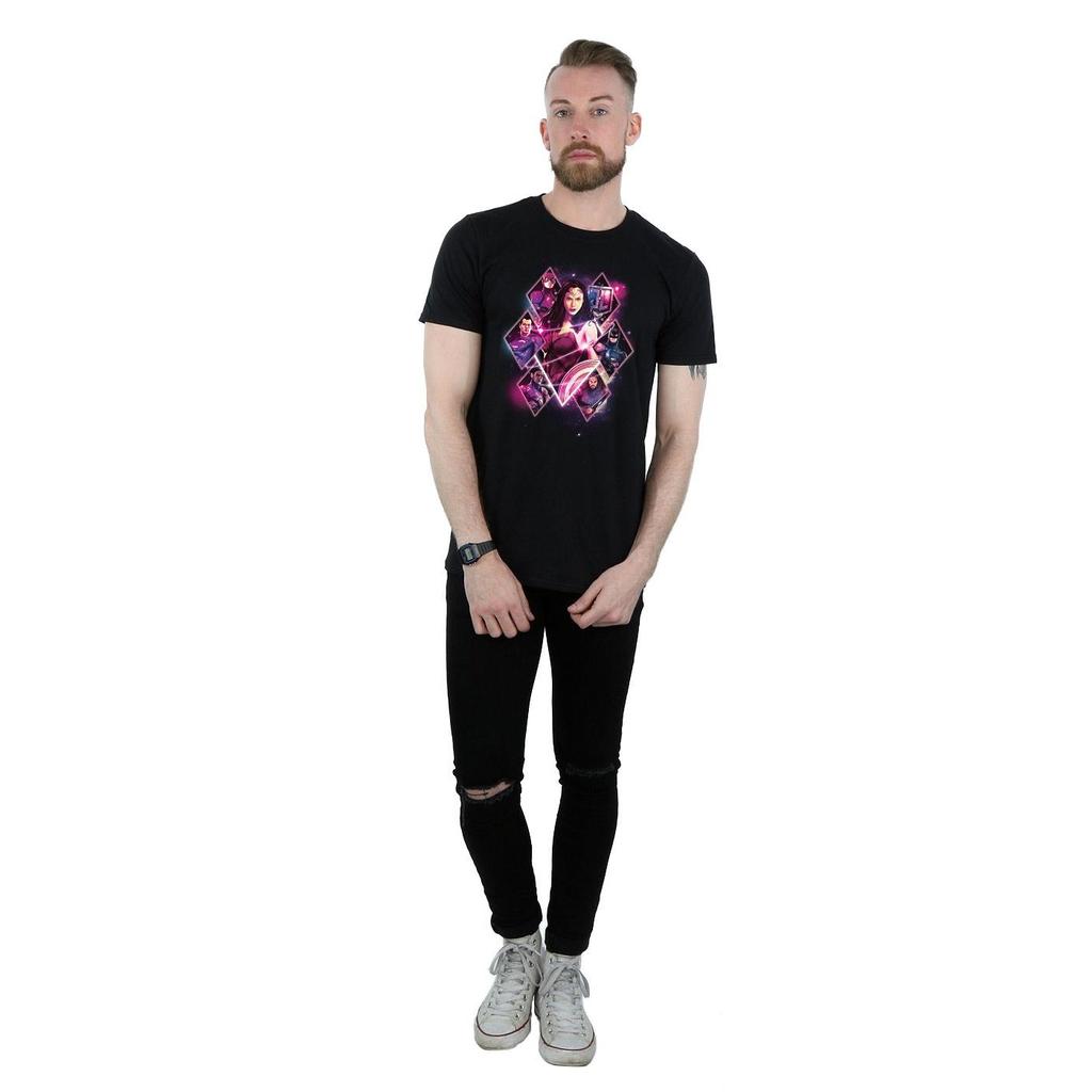 DC Comics Mens Justice League Movie Team Diamonds T-Shirt