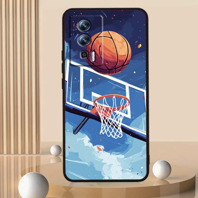 Sports Style Pattern For Xiaomi Redmi 12 13C 12C 13 10C 9T A2 9A 9C 7A Note 10S 8T 10 9 8 Pro 4G 5G Black Phone Case