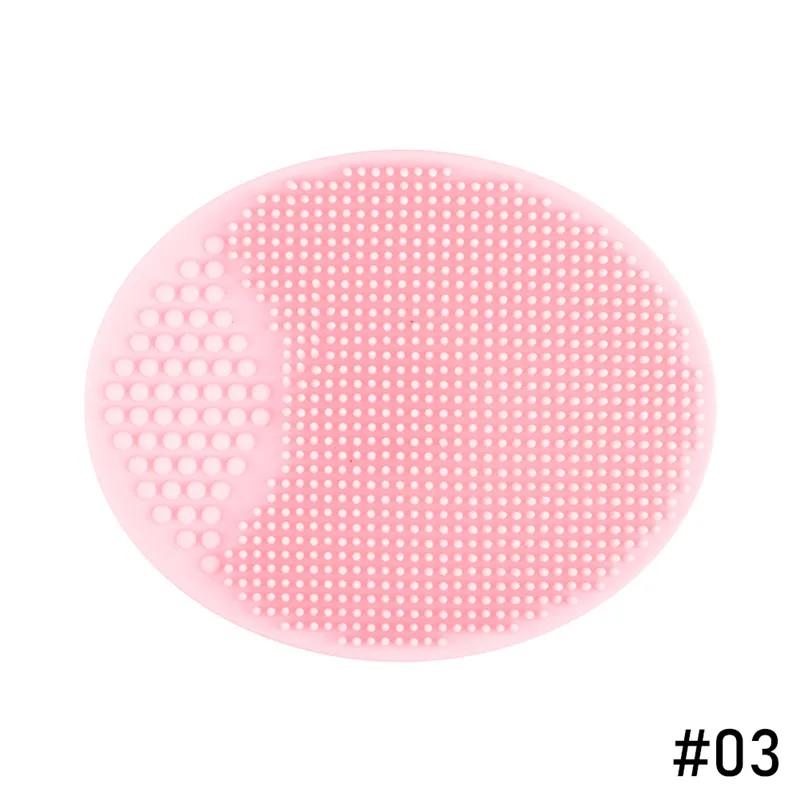 1pc Silicone Cleansing Brush Washing Pad Facial Exfoliating Blackhead Face Cleansing Brush Tool Soft Deep Cleaning Face Brush