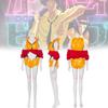 Costume de Faye Valentine Cowboy Bebop en polyester pour des expériences de cosplay détaillées