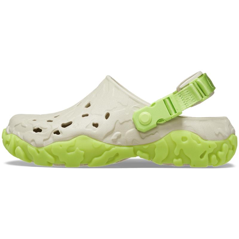 

Crocs EVA Clog Breathable Sneaker Sandals Men s White Green 41-42