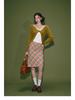 Retro Colorful High-Waist Plaid Midi Skirt for Women - Spring/Fall/Winter 2026 Fashion, Slimming & Hip Covering Design