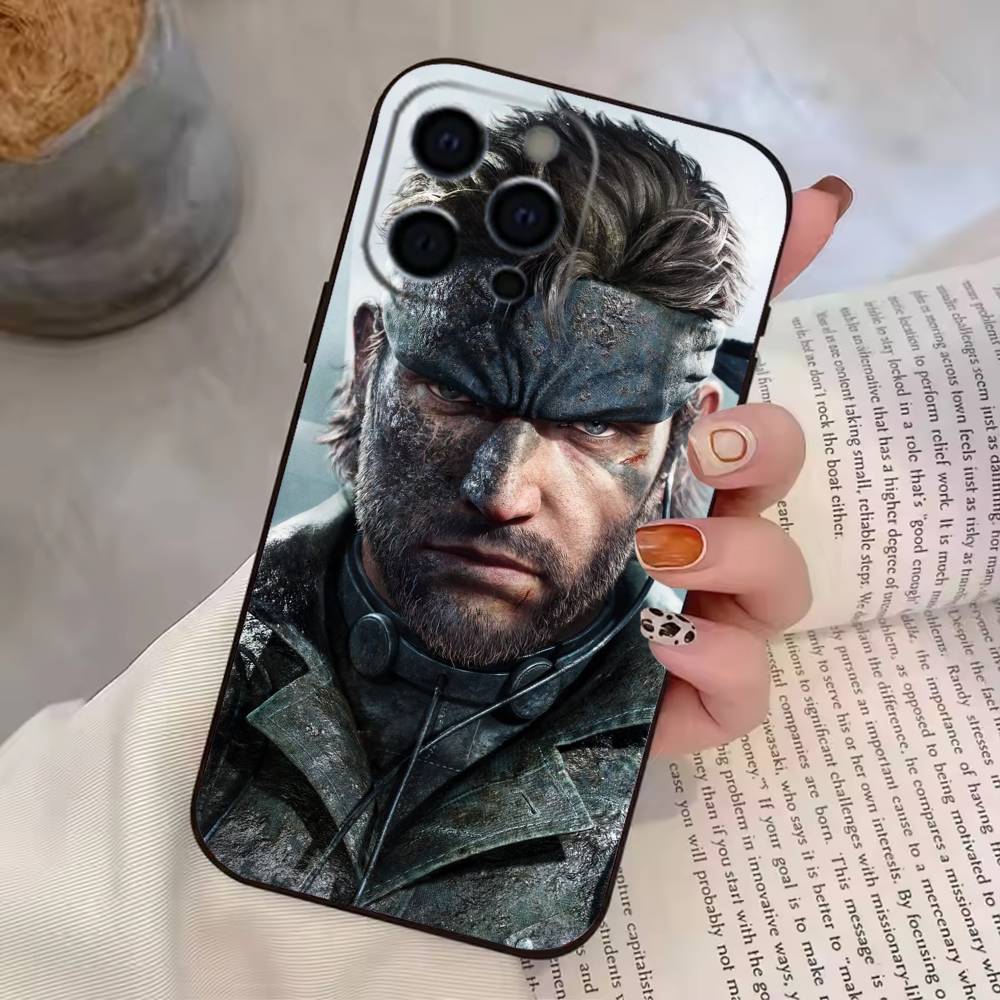 G-Game Metal Gear Solid Phone Case For iPhone 17, 16,15,14,13,12,11 Plus,Pro Max, Others Soft Black Cover