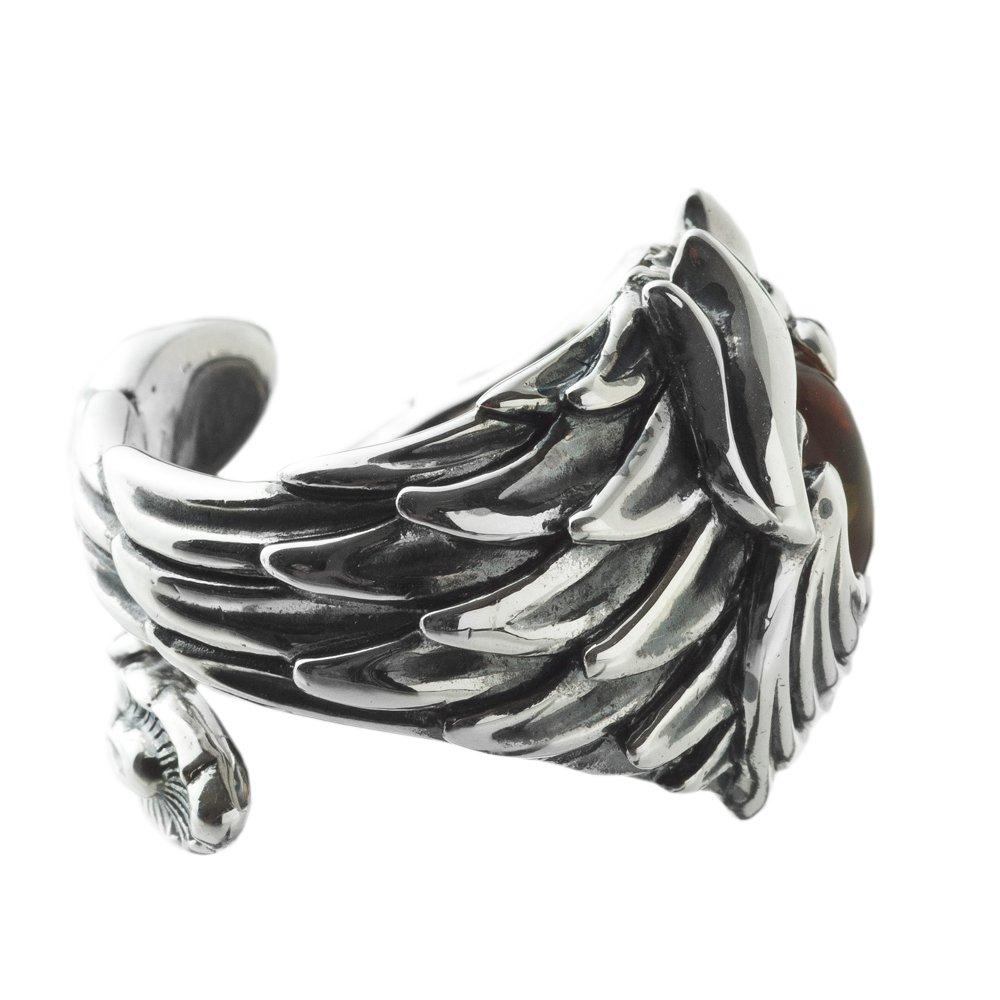Artemis Classic Phoenix Wide Ring Silver Brand Silver 925 Sterling Silver (ac-acr0260) - Men's Accessories, Jewelry, Ring,