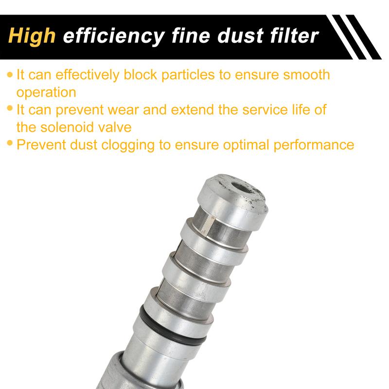 UXCELL Engine Variable Valve Timing VVT Solenoid for Chevrolet Camaro 2016-2024 3.6L Engine Camshaft Oil Control Valve