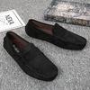 Fashion Winter Men Loafers Soft Suede Plush Warm Mens Casual Shoes Moccasins Slip On Flats Man Business Shoes Fashion Male Driving Shoes