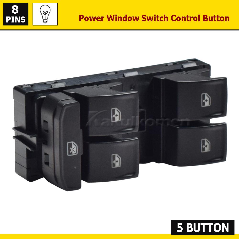 5G0959857 5G0959857B 5G0959857D Driver Side Master Window Lifter Control Switch For VW Golf 7 Passat 3G Seat Ateca Ibiza ST Leon Front Left