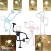 Ručně vyráběné Funny Sportsman Night Light Stolní dekorační figurka Noční světlo DIY Tvar Noční světla