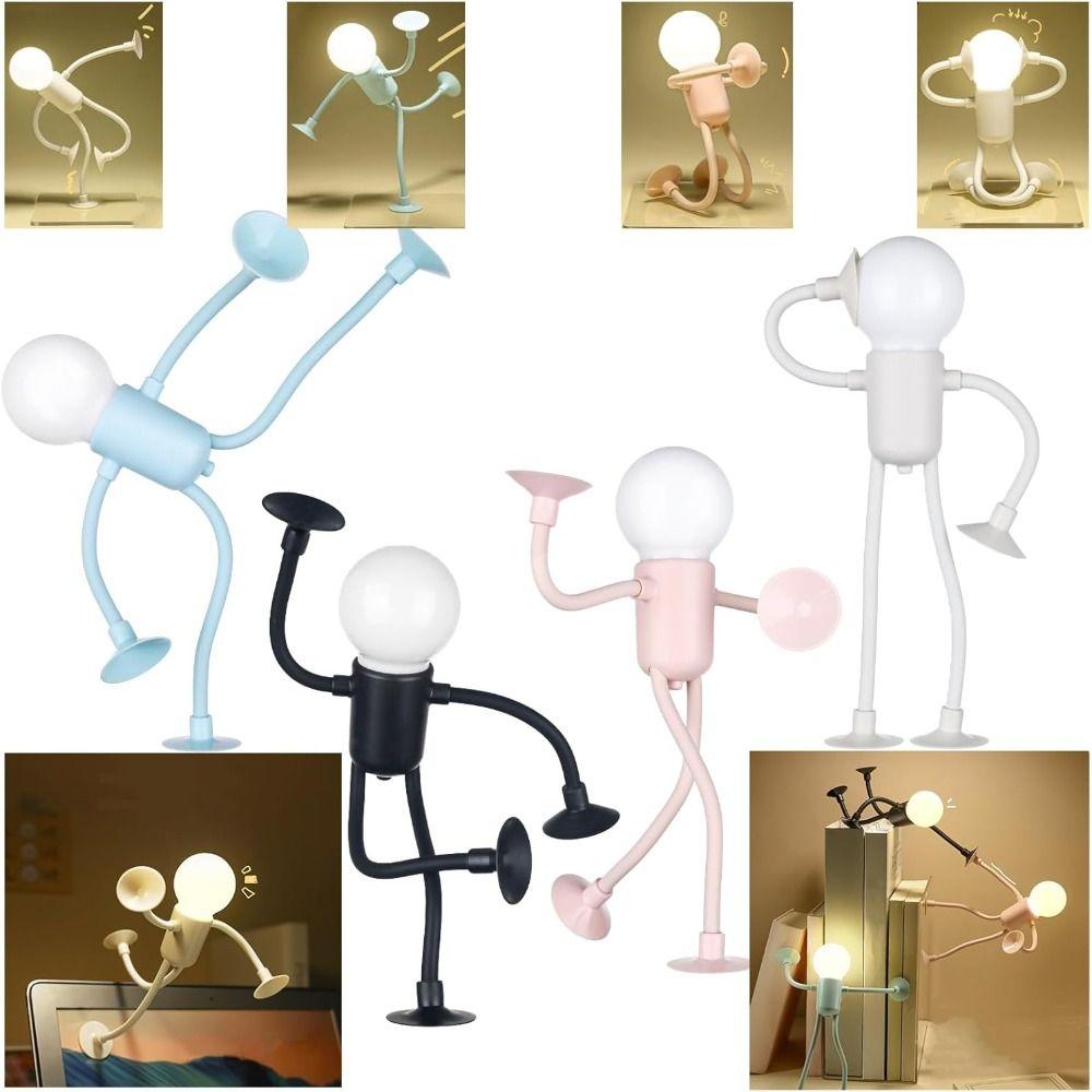 Handmade Funny Sportsman Night Light Desktop Decor Figurine Night Light DIY Shape Night Lights