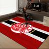 Fc Crest Design Printed Office Carpet Chair Cushion  Entryway Rug, Rugs for Living Room, Bedroom Christmas gifts