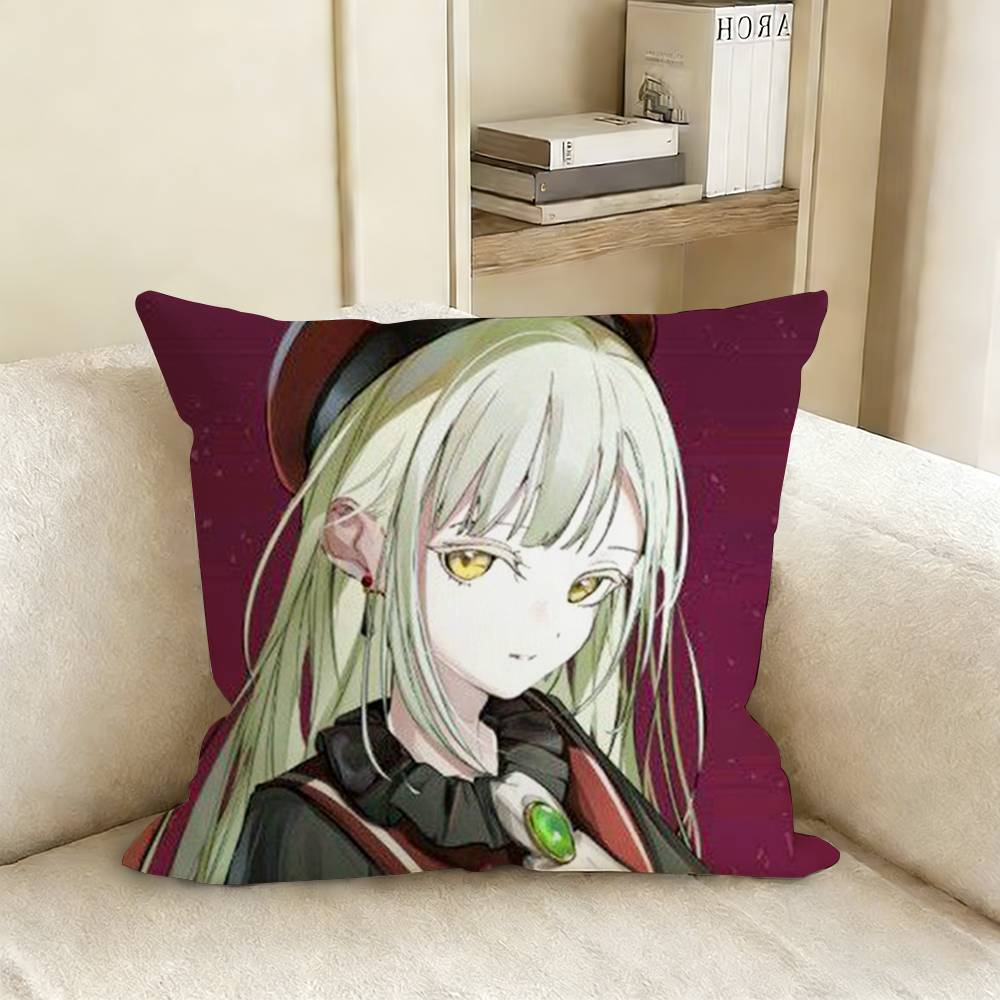 BanG Dream Anime AAve Mujica Pillow Case Living Room Sofa Cushion Cover Suitable For Home Bedroom Room Decoration