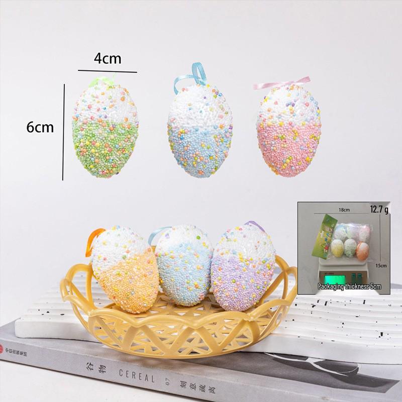 W magazynie: Kolorowe Piankowe Jajka Wielkanocne 3x4cm do Świątecznej Dekoracji
