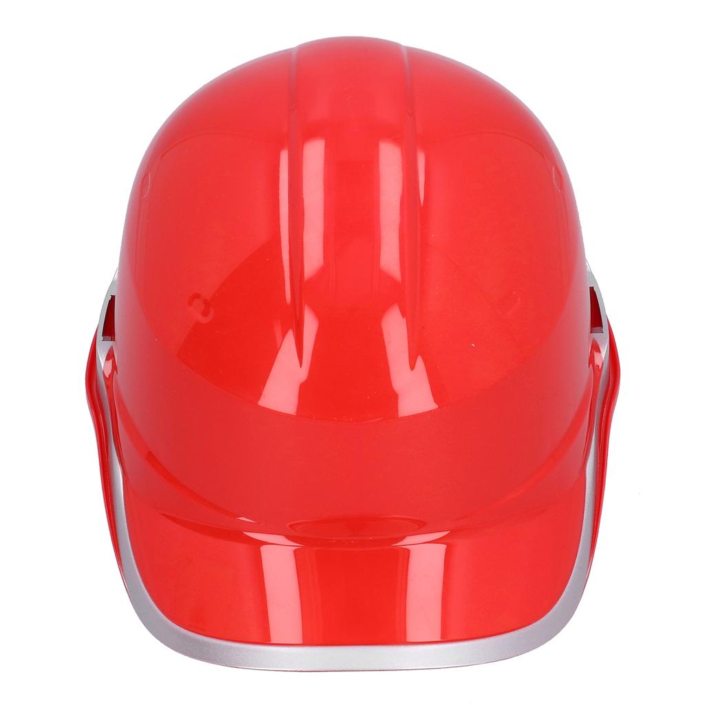 Red Hard Hat Shock Absorption Anti Smashing Adjustable Helmet with Reflective Stripe for Construction Sites
