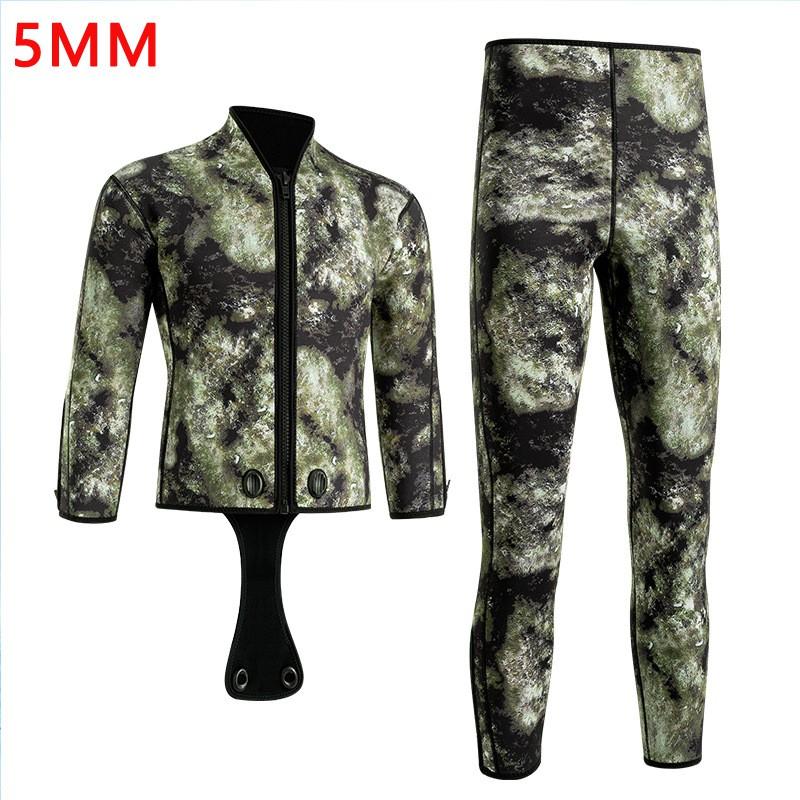 3mm 5mm Kids Neoprene Wetsuit Diving Surfing Snorkeling Warm Long Sleeve Two Piece Swimwear Unisex Child