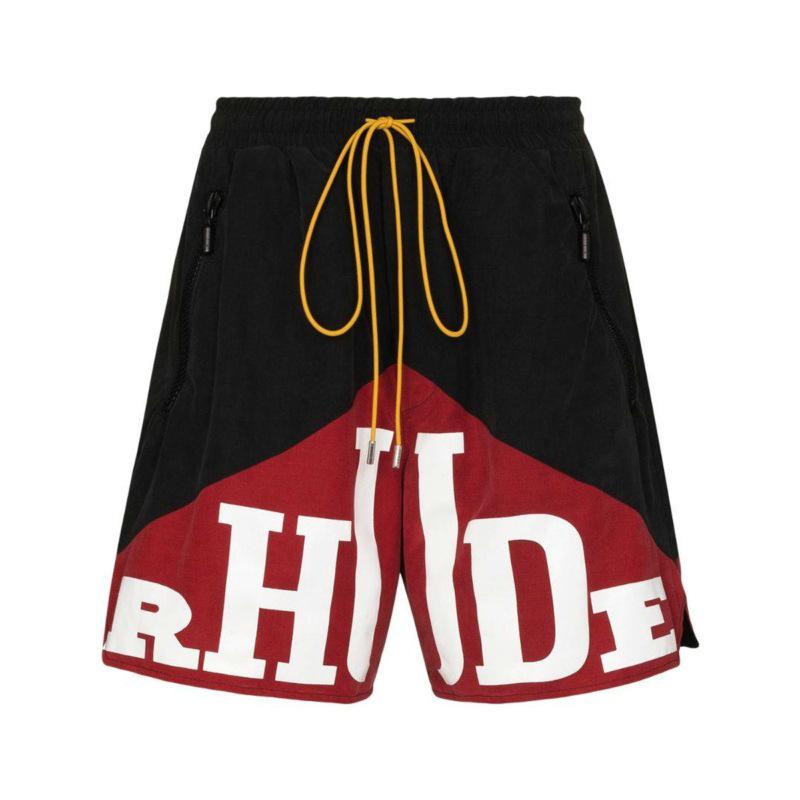 RHUDE Retro Marlboro Patchwork Striped Men's Five-Point Sports Shorts