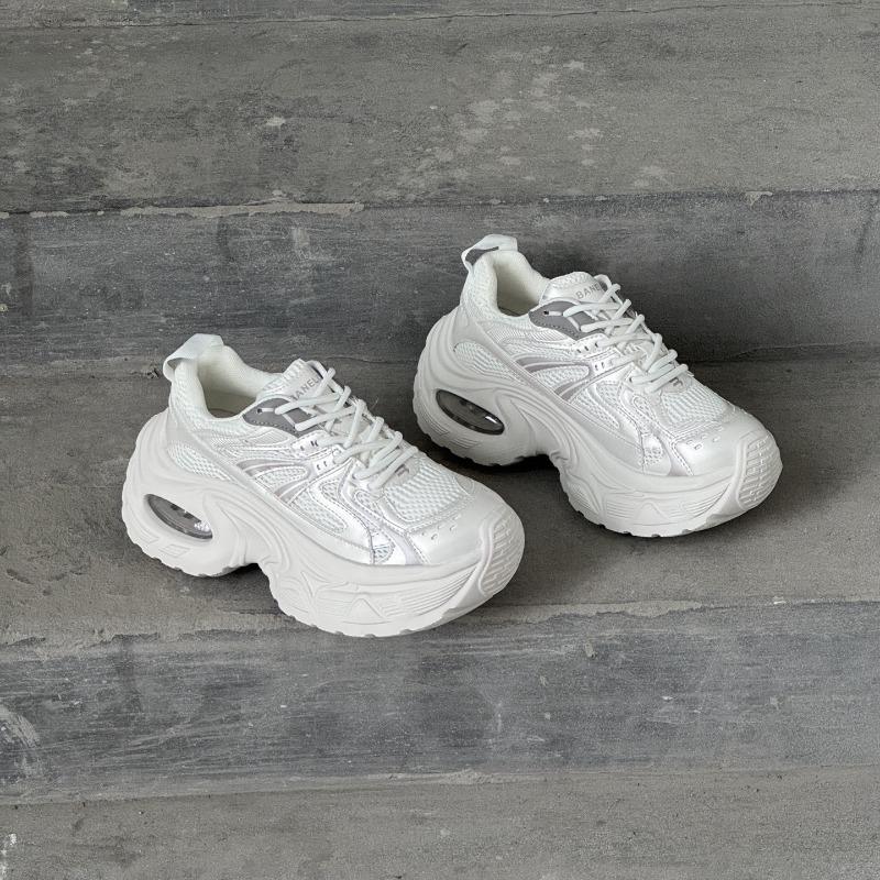 Thick-soled mesh breathable dad shoes women's spring and summer new versatile height-increasing muffin bottom casual sports shoes