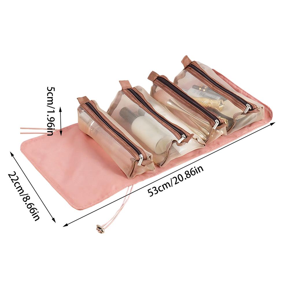 Roll Up Toiletry Bag Travel Toiletry Organizer Foldable Packing Organizers For Women Toiletries Case For Vacation Business Trips