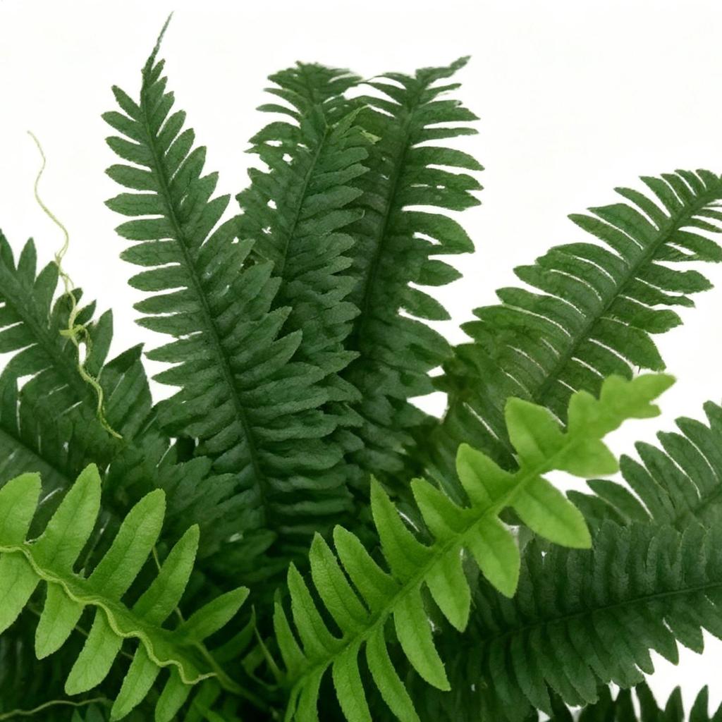 Lifelike Artificial Fern Plant Persian Grass Artificial Tropical Plants for Home Living Room Table Decoration Outdoor Yard Grass