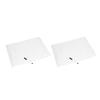 2Pcs PVC Erase Whiteboard Sticker Self Adhesive Whiteboard for School Office Home 11.8 X 15.8in