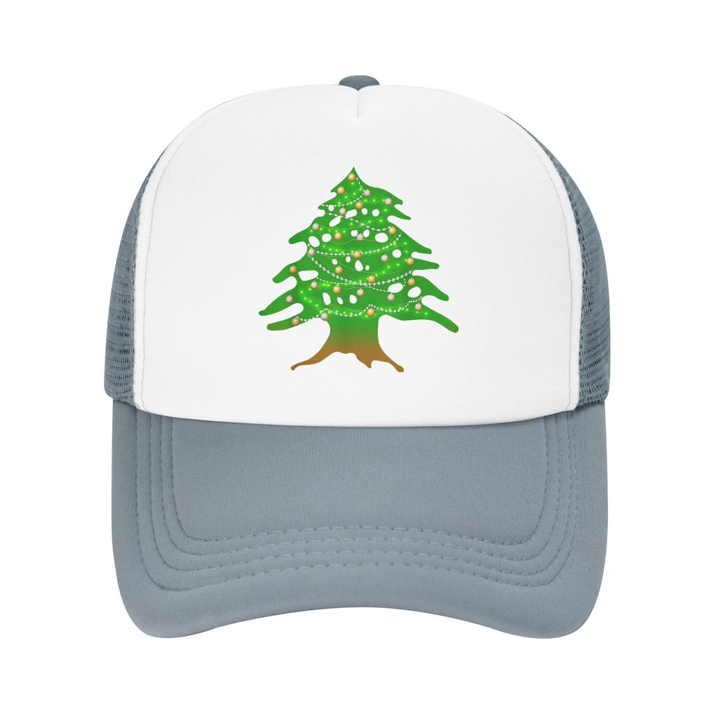 Christmas Lebanese Tree Lebanon Flag Mesh Baseball Caps Unisex Sport Sun Hat Hats Adjustable Summer Trucker Hats