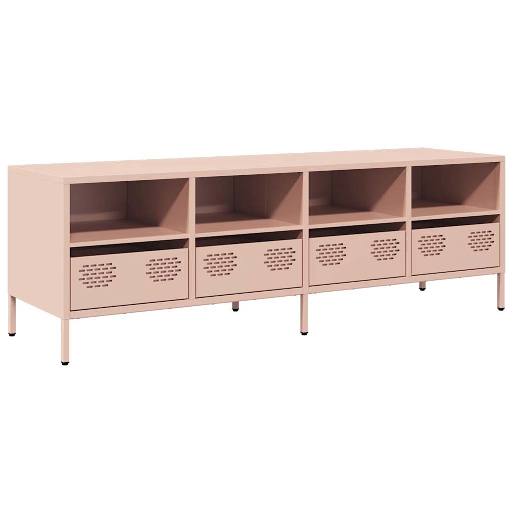 Pink TV Cabinet 135 X 39 X 43.5 Cm Cold Rolled Steel