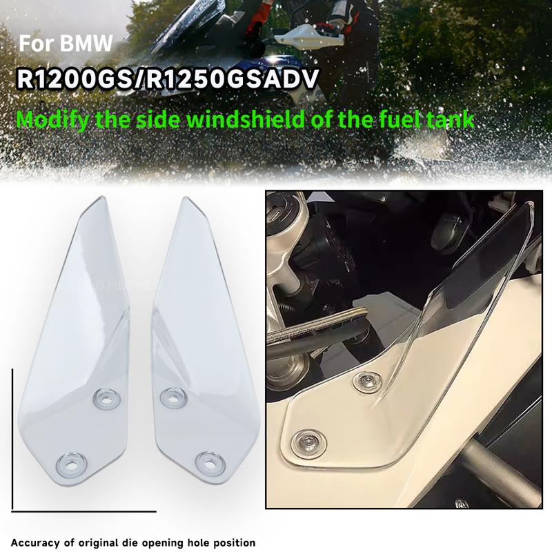 Motorcycle modification fuel tank side windshield left and right fixed wing deflectors for BMW R1250GS R1200GS ADV 2014-2024