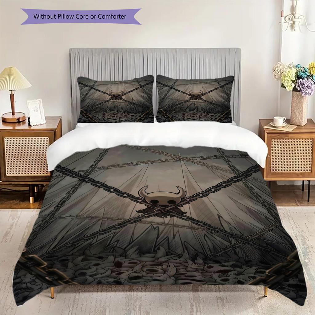 Hollow Knight Journey Through Underworld Bedding 1 Duvet Cover 2 Pillowcase Without Core Bedding Set Duvet Cover And Pillowcase