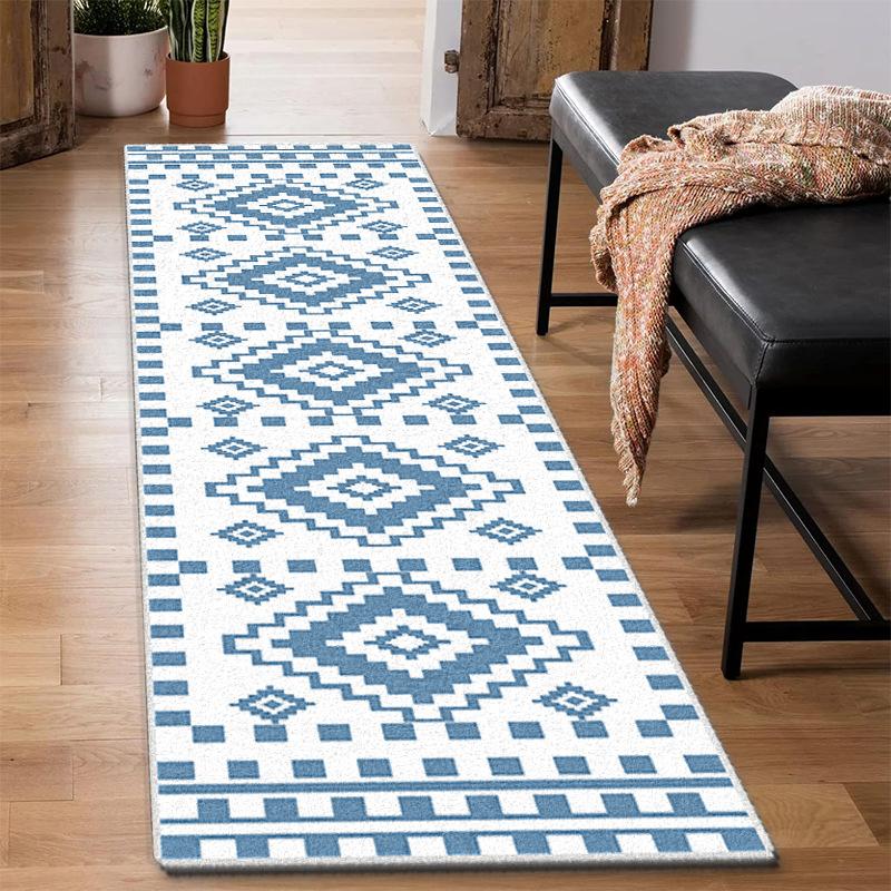 

New Navajo Crystal Fleece Floor Mat for Home Use Resistant To Dirt Wear and Easy To Maintain Corridor Carpet 40*60cm [small size for sample]