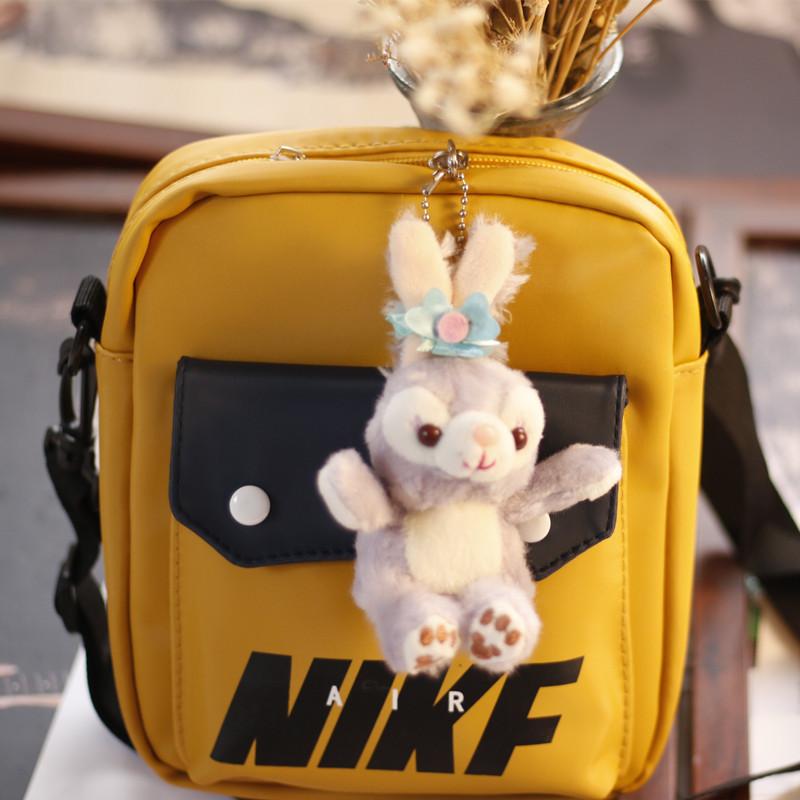 Ins Little Rabbit Pendant Plush Toy Doll Small Rabbit Doll Cute Bag Hanging Decoration Keychain