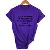 I Would Not Say That I Am Perfect Russian Inscriptions Letter Print Shirt Summer Short Sleeve