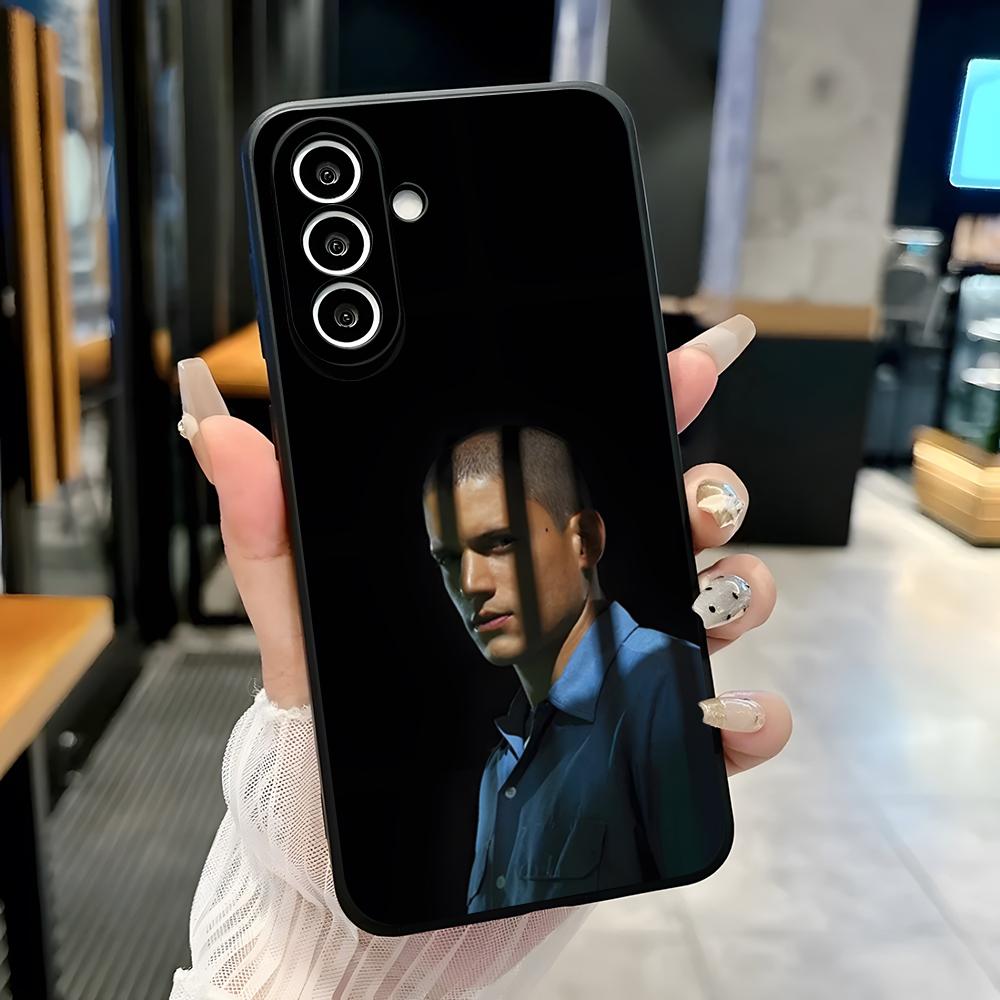 P-Prison Break TV Phone Case For Samsung A25 A13 A33 5G A54 A36 A35 A56 A52 A14 Shockproof Soft Cover