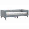 Vidaxl Sofa Z Materacem, Jasnoszara, 90X190 Cm, Tkanina