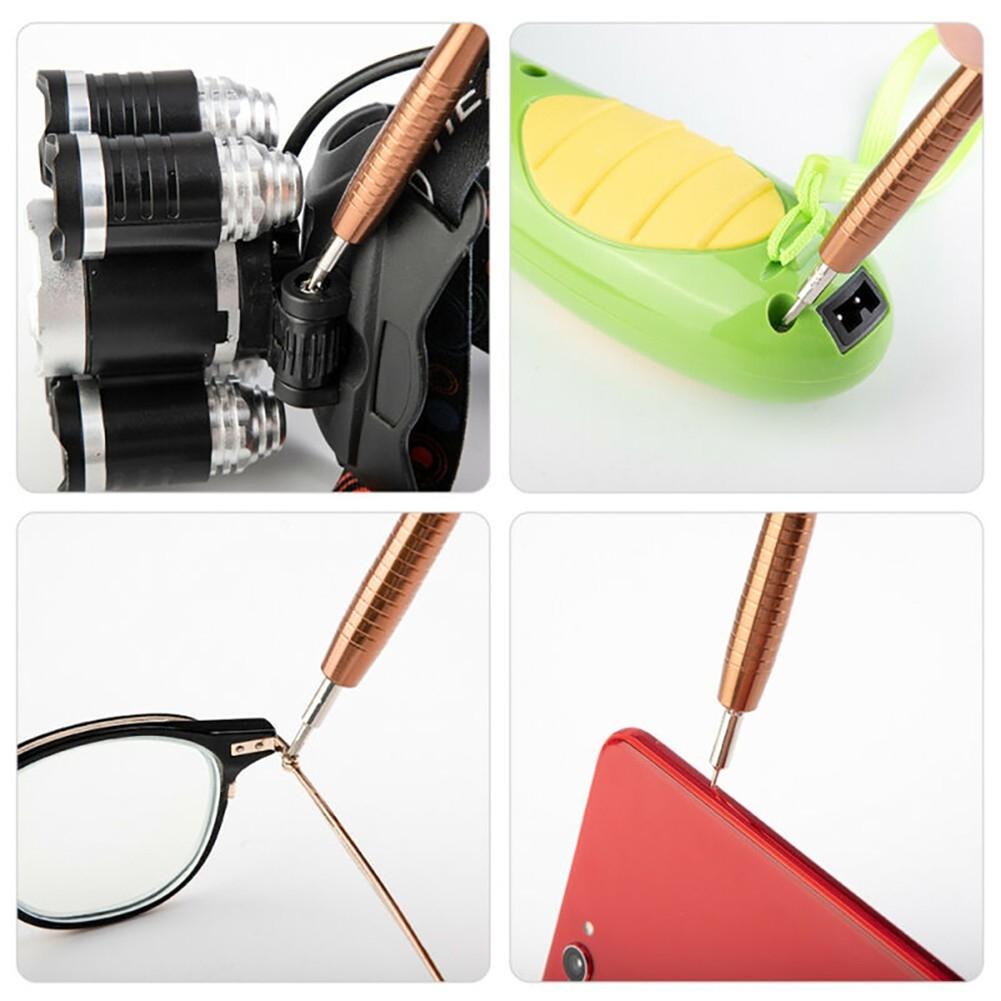 Profesjonelt 25-delers skrutrekkerbitsverktøysett for elektronikk- og telefonreparasjon