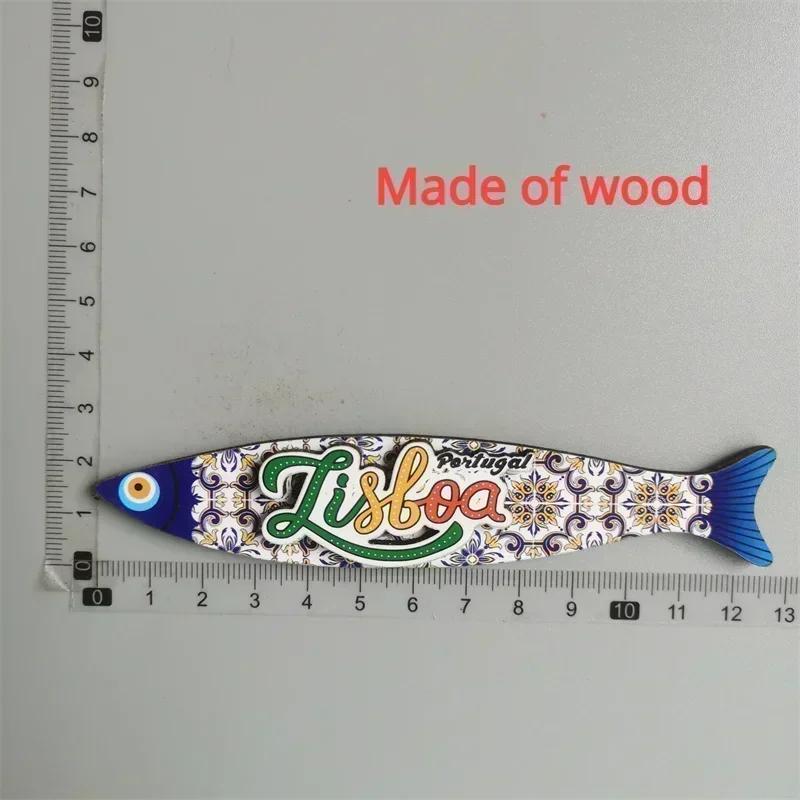 Portugal Fridge Magnets Tourist Souvenir Portuguese Cock Lisboa Tram Guitar Magnetic Refrigerator Sticker Collection Travel Gift