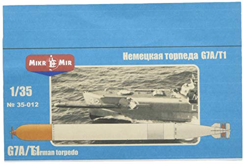 

Micromill 1/35 Scale German Navy G7A/T1 Type Torpedo (2-Shot) Plastic Model Kit MKR35-012