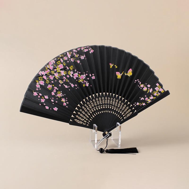 1pc Hand Fan Display Stand Bracket Clear Acrylic Holder Storage Support Foldable Fan Stand Holder Space-Saving Desk Organizer