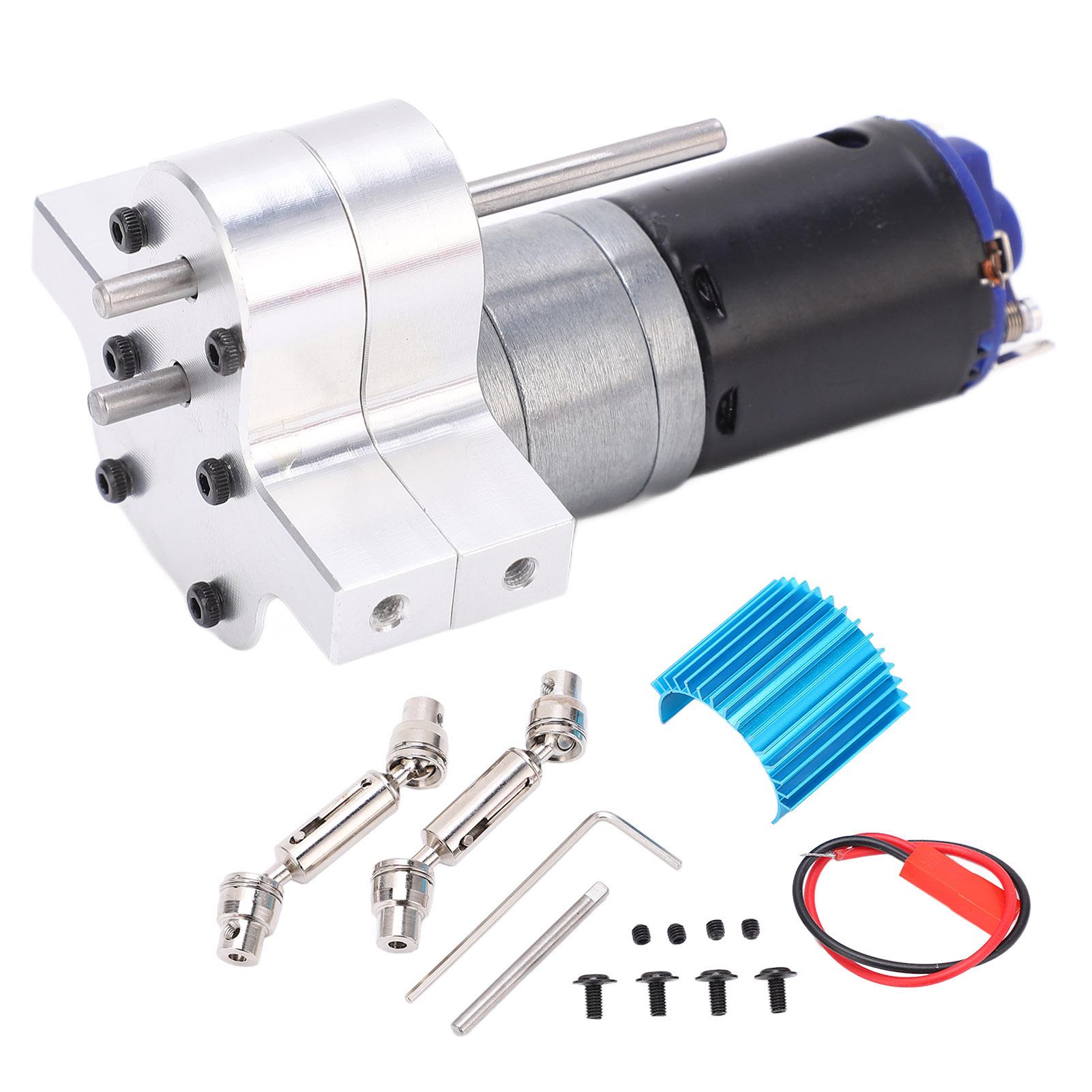 

Металевий кейс автомобіля RC з комплектом карданного вала для вантажівки RC WPL 4WD 6WD Silver