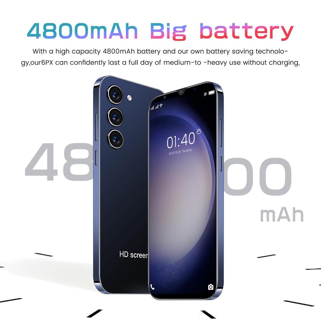 Cross-border S23+ Android Smartphone with HD Large Screen, 512GB Storage, 4G Network