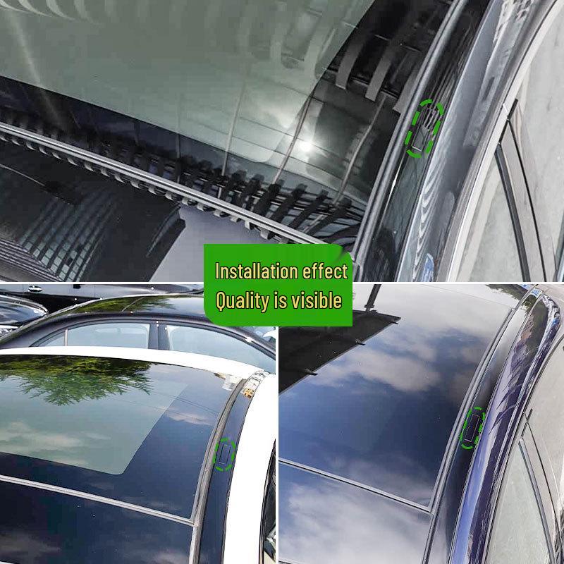 Compatible Roof Rack Gutter Flip Cover for Mercedes GLE-Class W167 Coupe