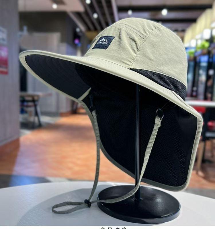 Outdoor Sun Protection Hat Men and Women Summer Neck Protection UV Protection Bucket Hat Camping Mountaineering Hat Fishing Hat