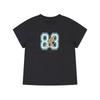 KANGOL KIDS Back Number Graphic T shirT Charcoal Sa 0214